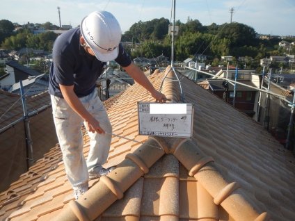 屋根シーリング補修点検